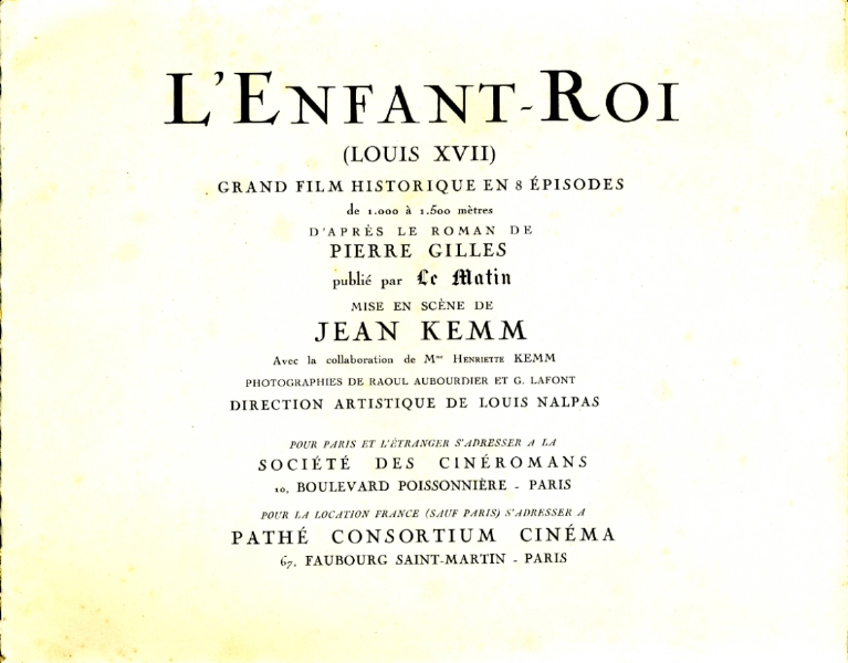 l’Enfant-Roi film de Jean Kemm 1923 02