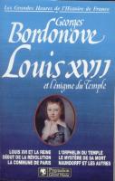 Ouvrages généralistes Louis XVII et l'énigme du Temple Georges Bordonove