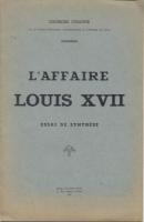 Ouvrages généralistes L'affaire Louis XVII Georges Chapier