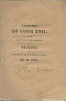 Naundorff L'Existence de Louis XVII, prouvÃ©e par les faits et les prophÃ©ties M. Fortin