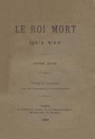 Naundorff Le Roi mort qui vit M. le comte de Duranti