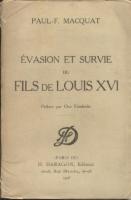 Naundorff Évasion et survie du fils de Louis XVI Paul-F. Macquat
