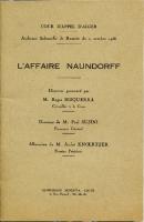 Naundorff L'Affaire Naundorff Cour d'Appel d'Alger