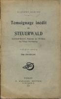 Naundorff TÃ©moignage inÃ©dit de Steuerwald, Lieutenant-GÃ©nÃ©ral, Inspecteur de l'Artillerie de l'ArmÃ©e NÃ©erlandaise  Otto Friedrichs
