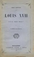 Autres Louis XVII est-il bien mort au Temple ? (Anonyme)