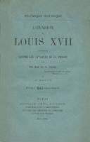 Naundorff Polémique Historique, L'évasion de Louis XVII défendue contre les attaques de la presse un Ami de la Vérité (l'abbé Henri Dupuy)